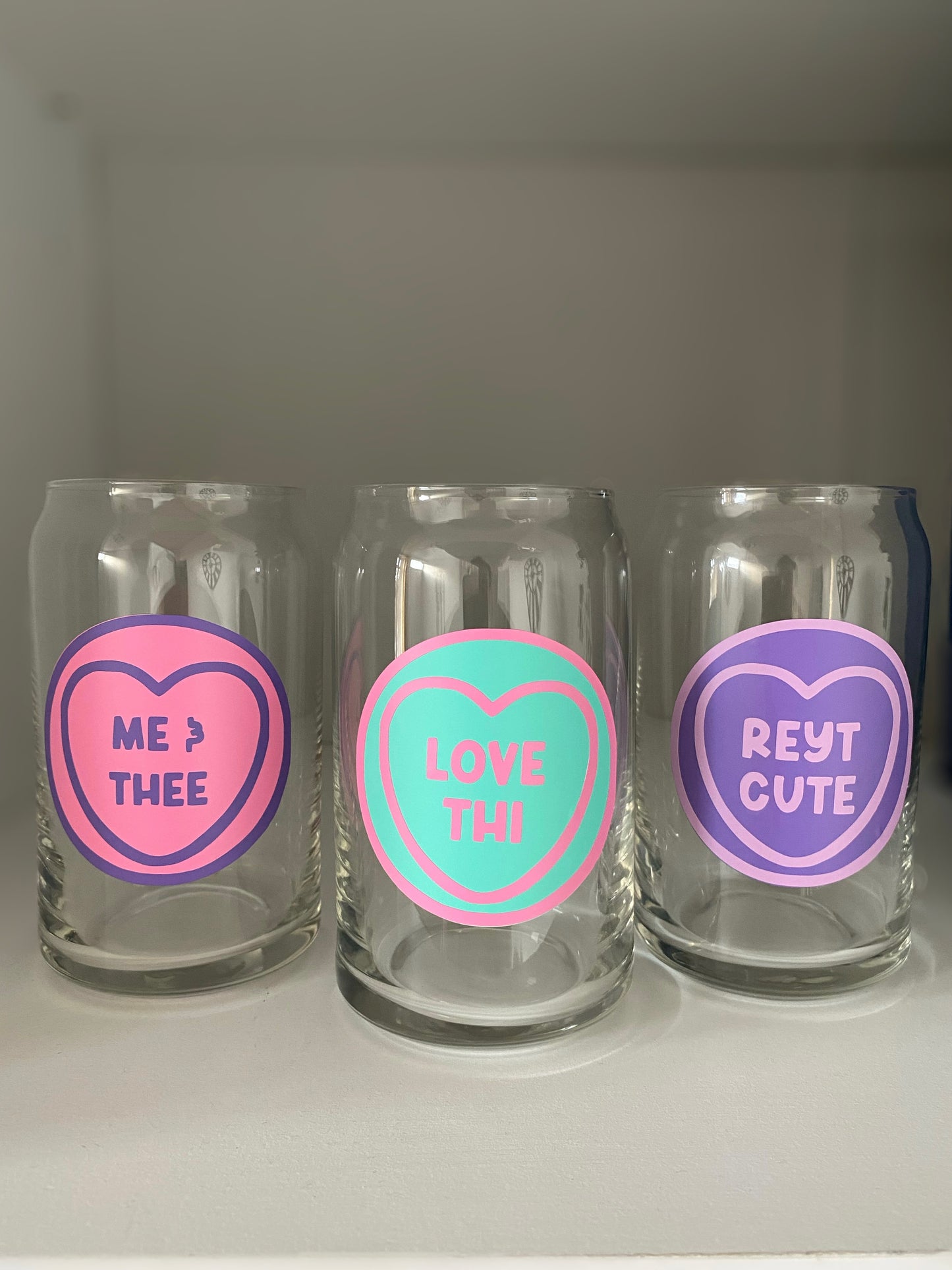 Love Heart Glass