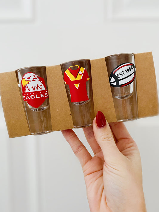 Sheffield Eagles Shot Glass Set