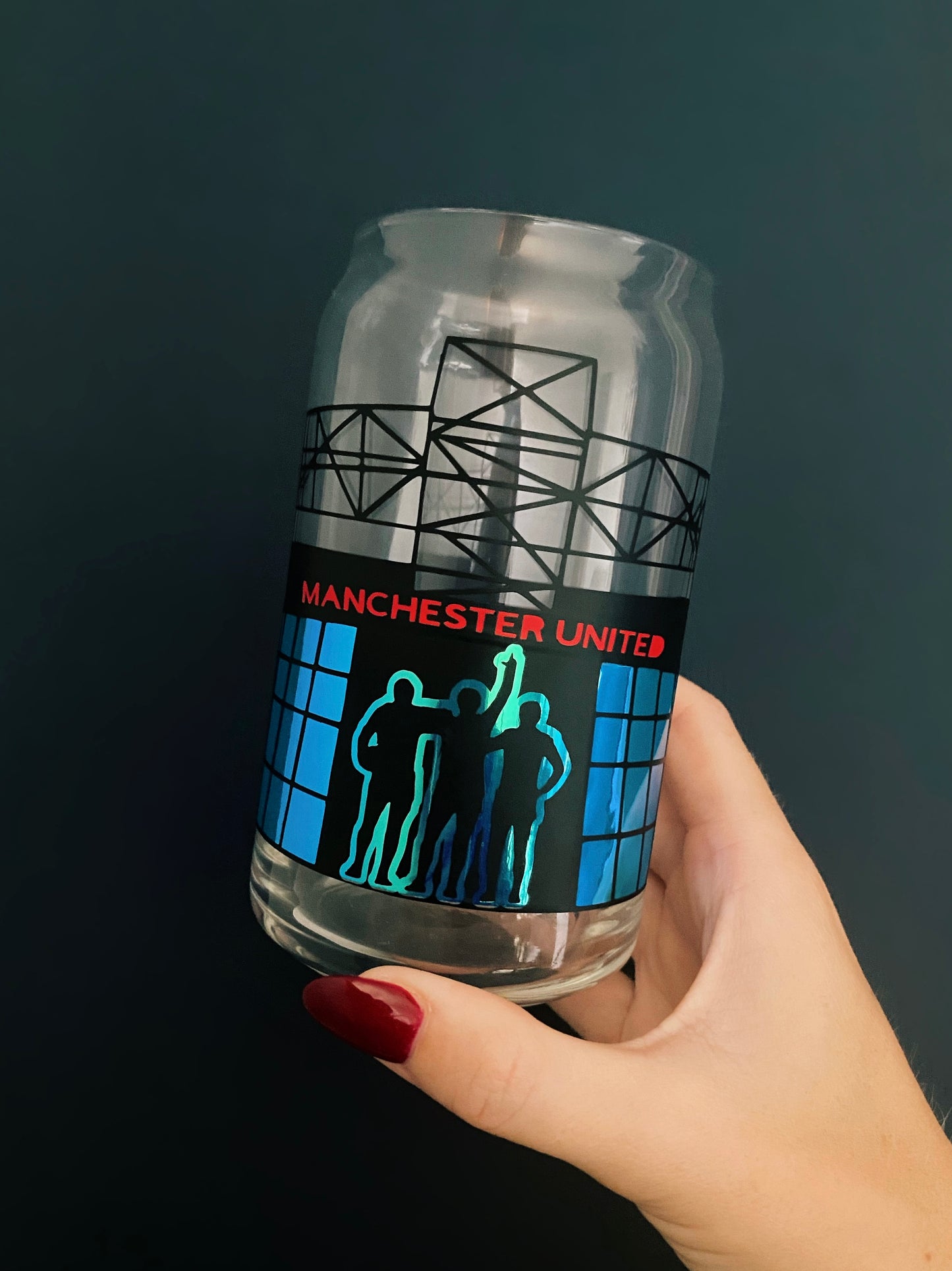 Manchester United Glass