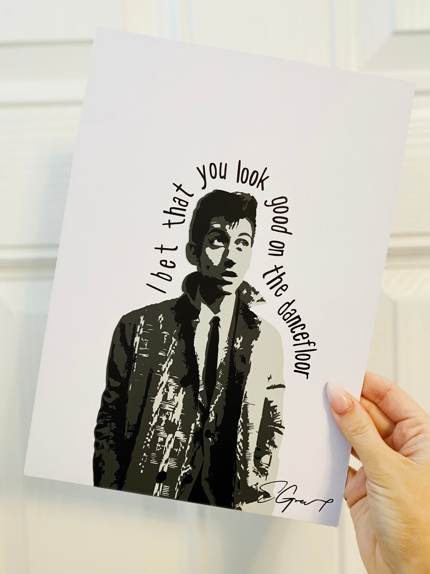 Alex Turner I Bet That You Look Good on The Dancefloor A4 Print