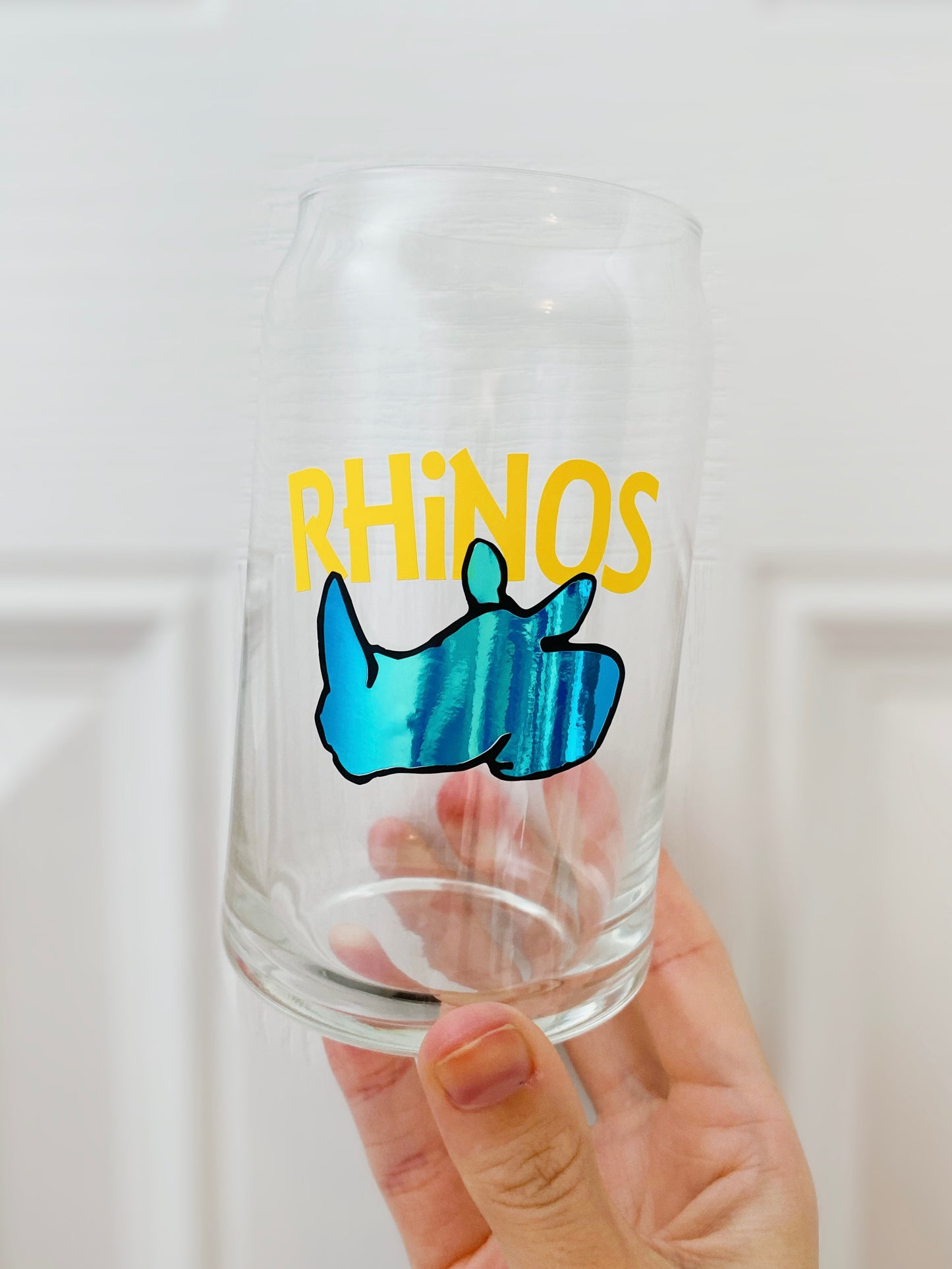 Leeds Rhinos Glass